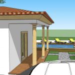 Nouvelles villas avec piscine en construction