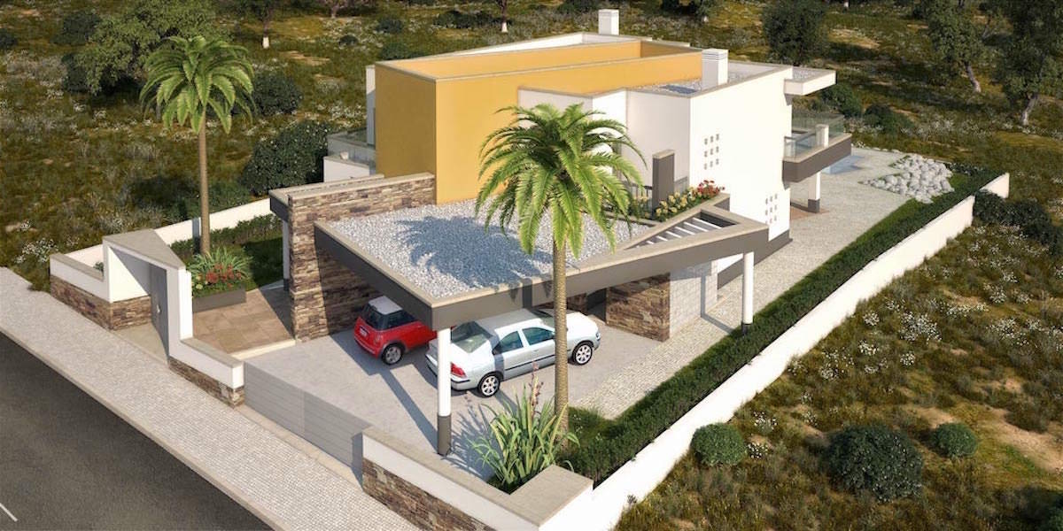 Sea views villa in Central Algarve for sale