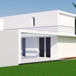 Terreno com 2 casas geminadas com vista para o mar em Sintra não terminada.