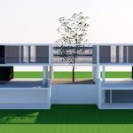 Terreno com 2 casas geminadas com vista para o mar em Sintra não terminada.