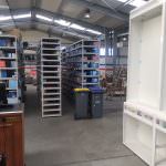 Warehouse of auto parts and car repairs