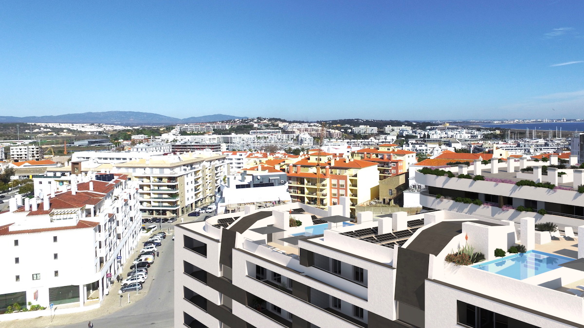 Apartamento T2 Horta do Galvão condomínio em Lagos