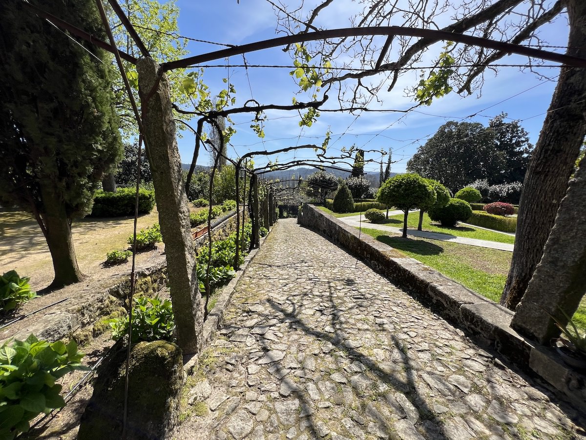 Garden area palace Portugal